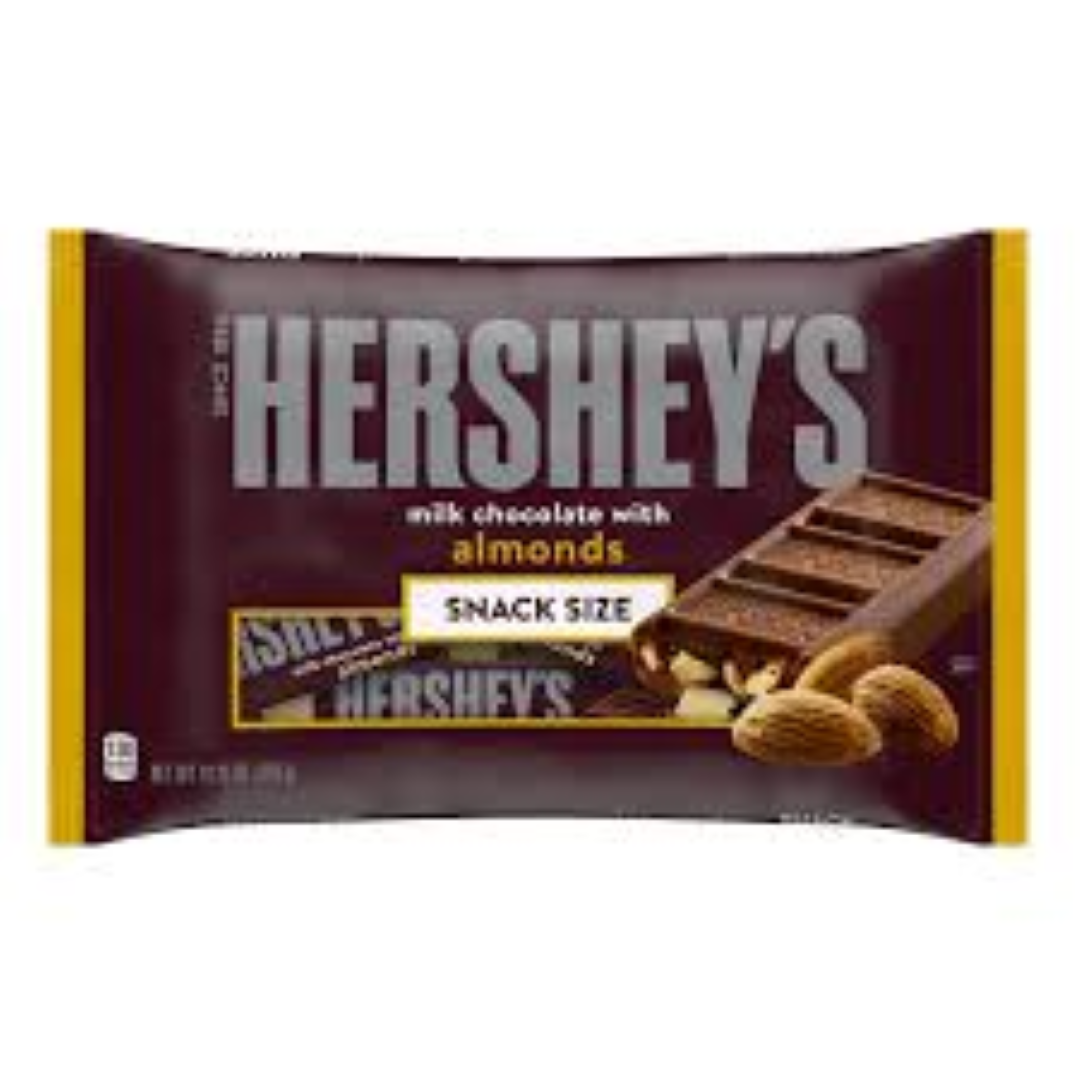 HERSHEY'S MILK & ALMOND SNACK SIZE 293G